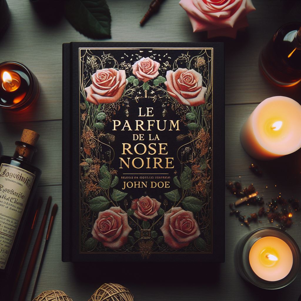 3d book display image of Le Parfum de la Rose Noire